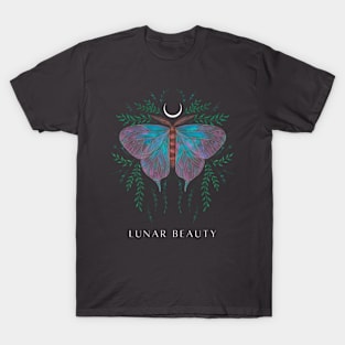 Lunar Beauty Night Moth Butterfly T-Shirt